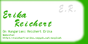 erika reichert business card